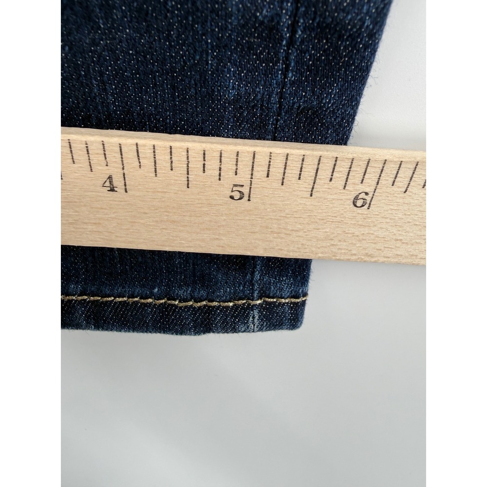Rock Revival Jeans Womens 27 Blue Adele Skinny Dark Wash Embroidered Denim Pants - Picture 11 of 12